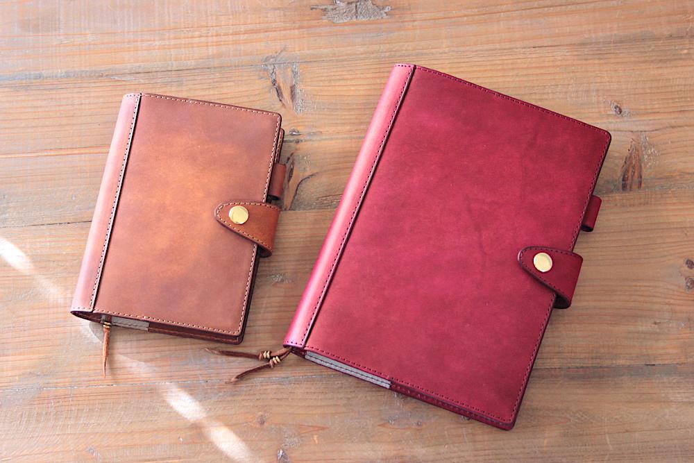 【サイズオーダー可能】ほぼ日手帳カバー（カズン用A5サイズ）/手染めサクラ　受注製作品 | 6枚目