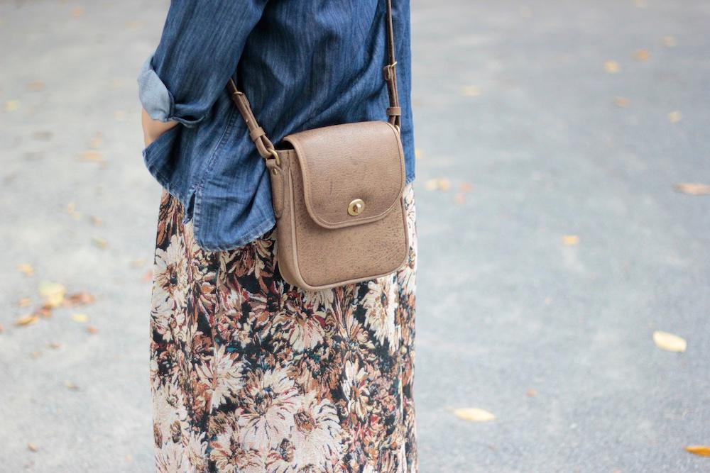 Kudu leather (クードゥーレザー)ミニショルダーバッグ グレー | 8枚目