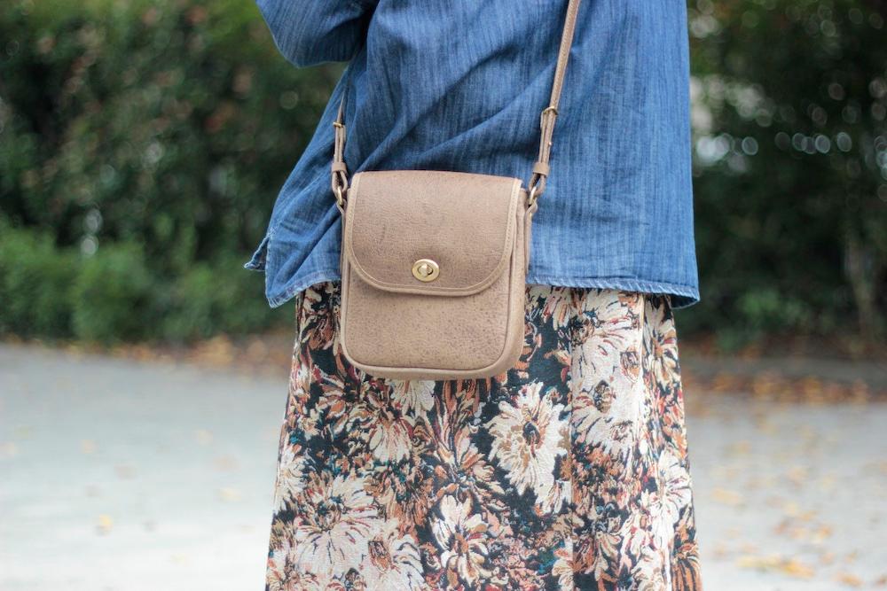 Kudu leather (クードゥーレザー)ミニショルダーバッグ グレー | 9枚目